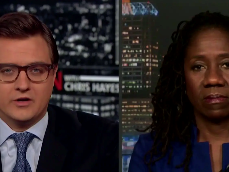 Sherrilyn Ifill joins Chris Hayes on MSNBC's All in with Chris Hayes