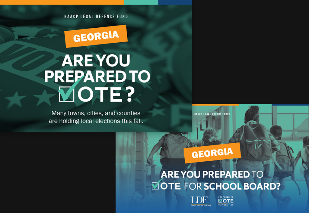 Georgia palm cards for local and school board elections