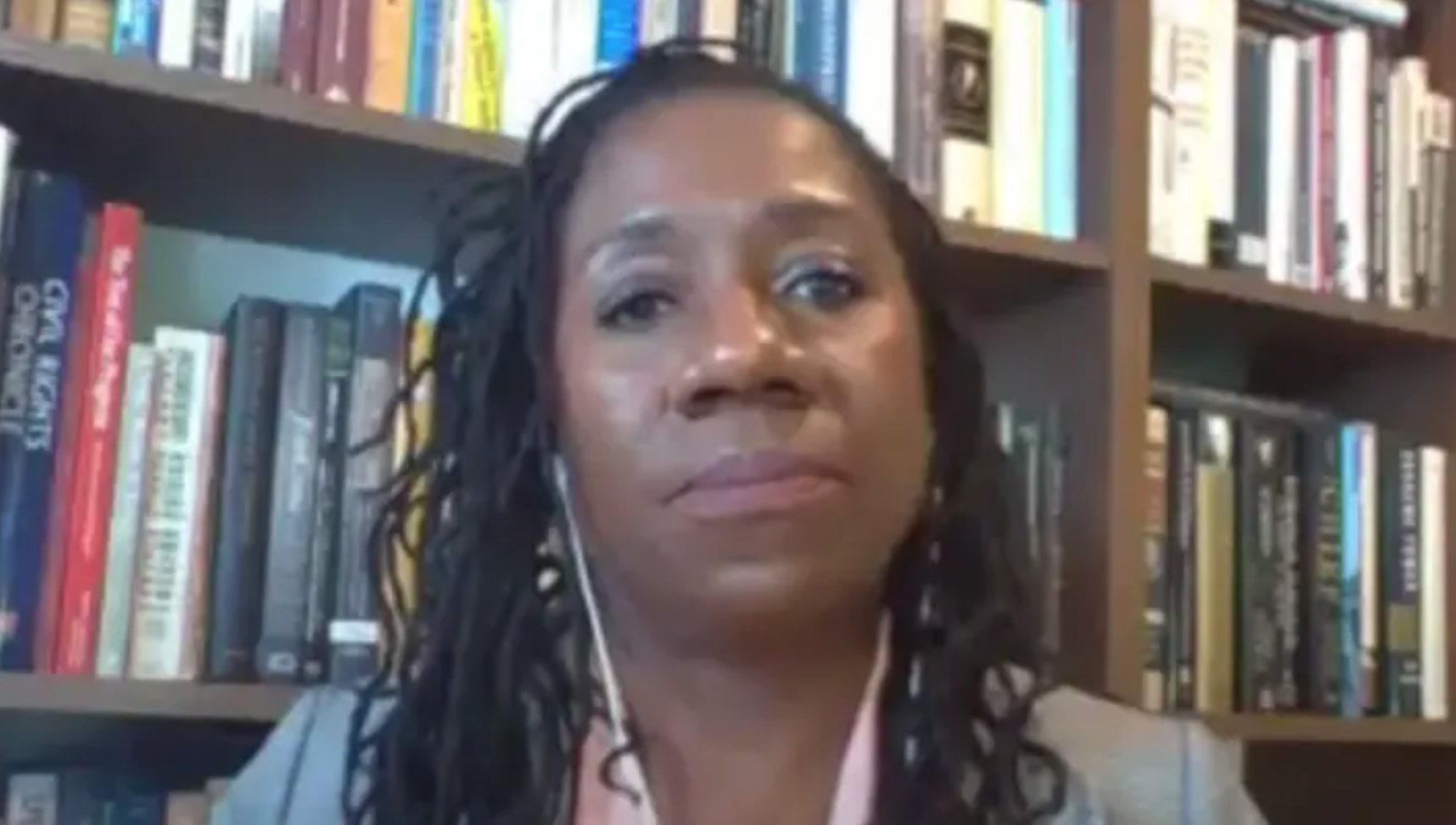 Sherrilyn Ifill Remotely Testifying Before the House Administration Committee