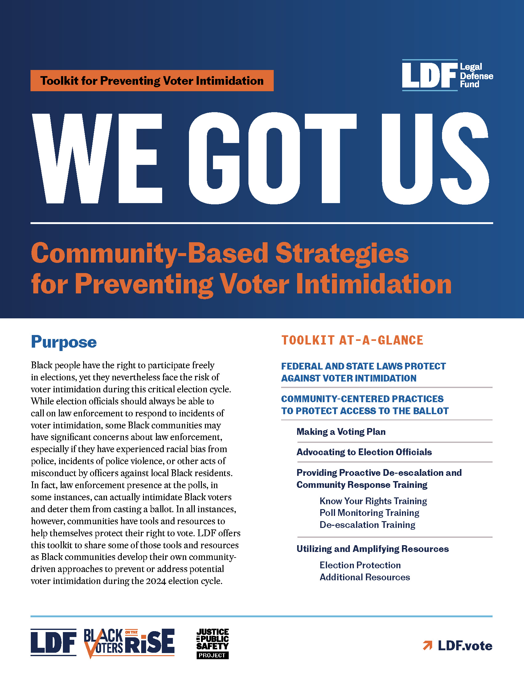 Cover page thumbnail of "We Got Us" PDF