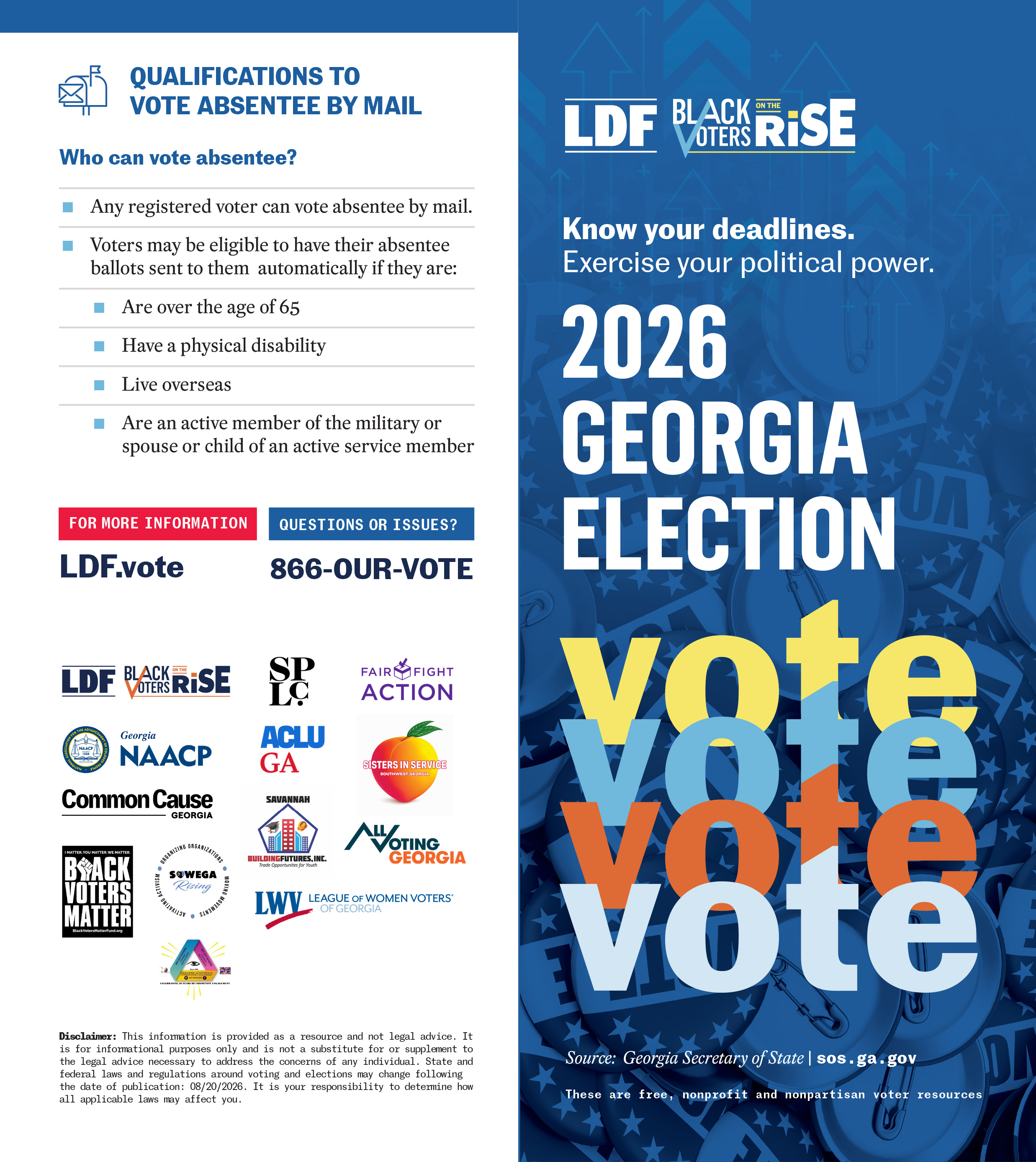 Georgia Voter Info Card