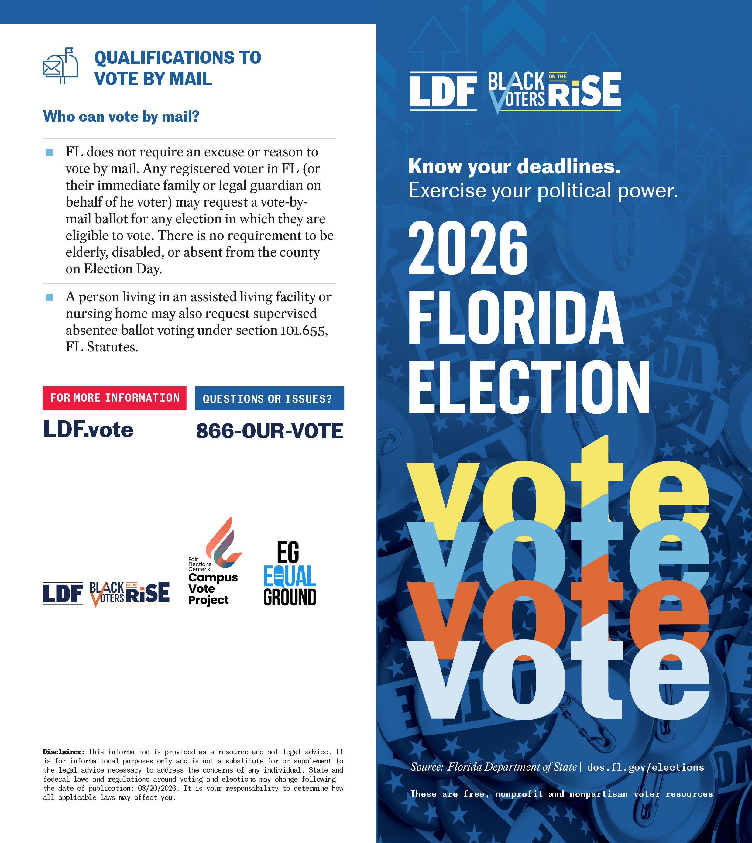 Florida Voter Info Card