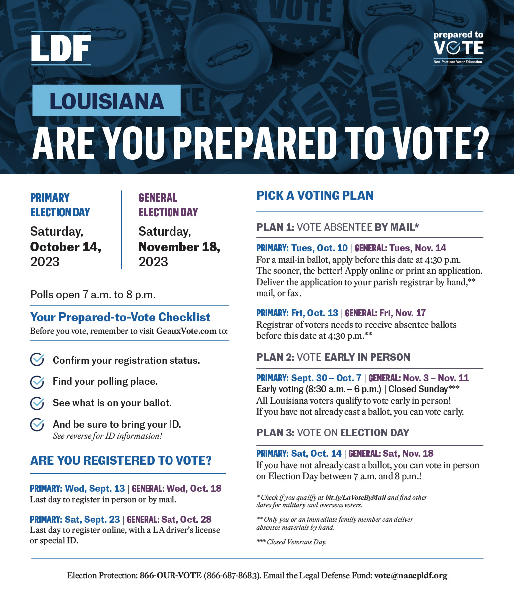 Louisiana Voter Information | NAACP LDF