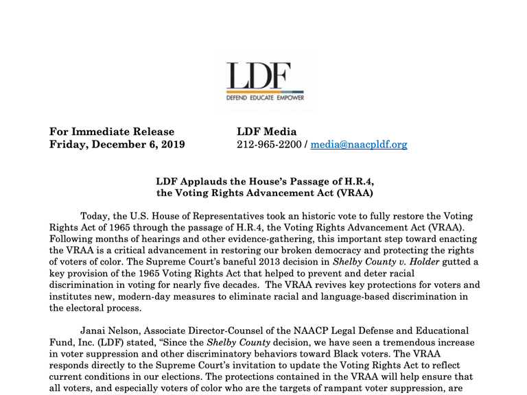 Image of press release