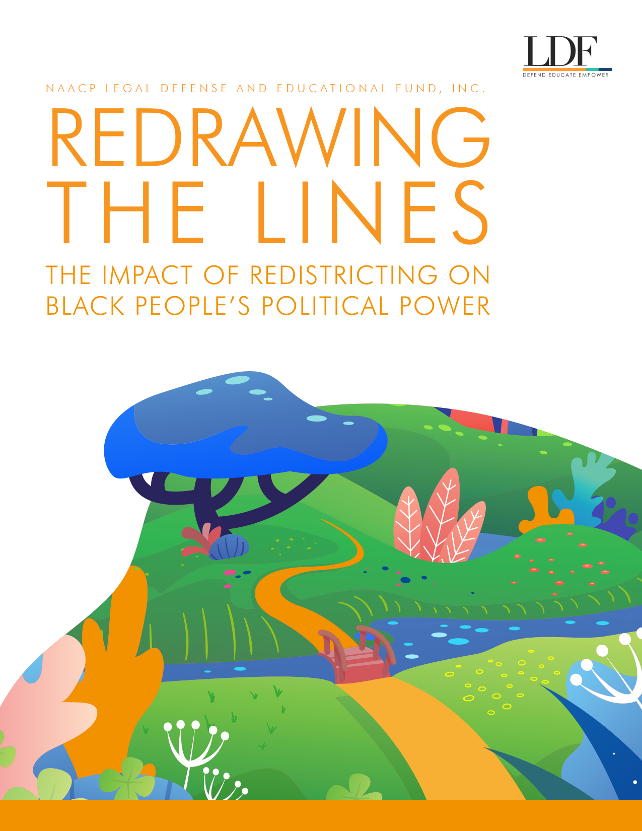 Cover of Redrawing the Lines brochure