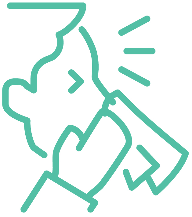 Person sneezing into tissue